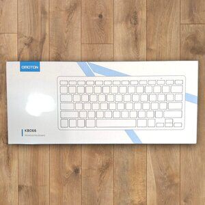 OMOTON Wireless Bluetooth Keyboard | Brand New | Silver Slim Design